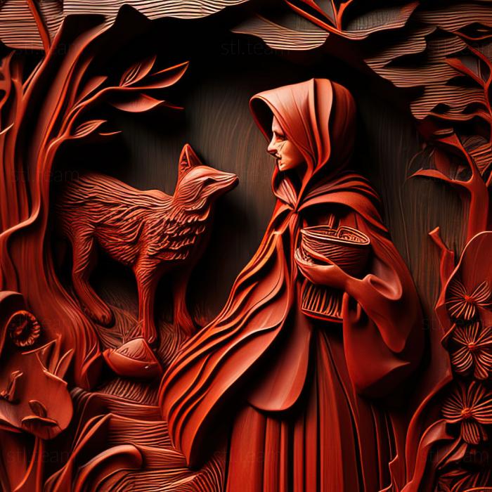 3D model The Village Red Riding Hood (STL)